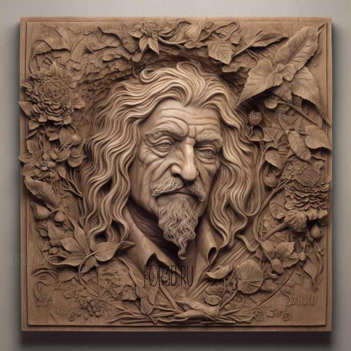 robert plant 4 stl model for CNC